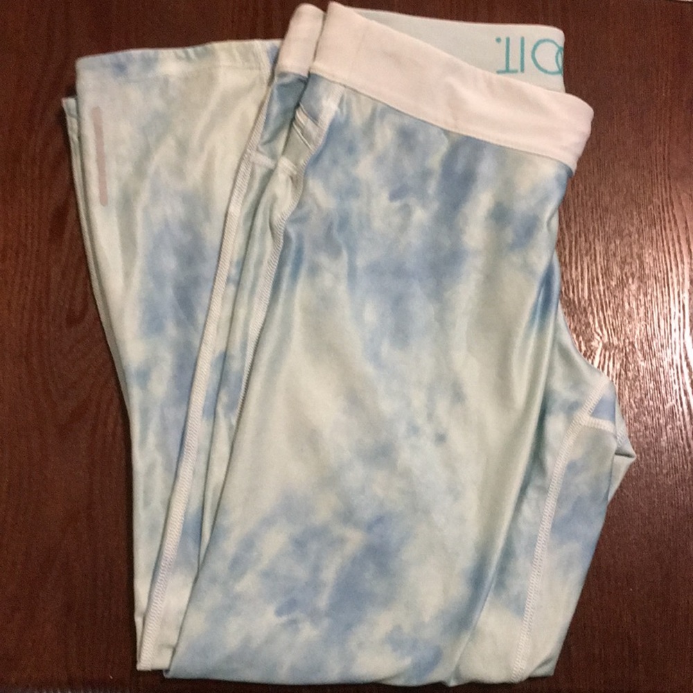 Sky blue NIKE DRI-FIT crop leggings Large